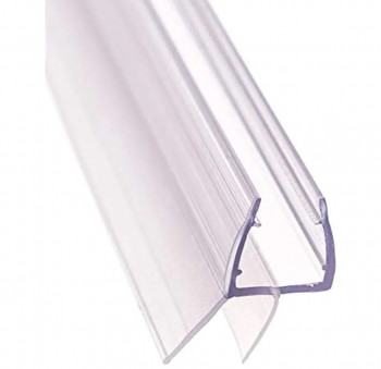 Уплотнитель Inoxstore  стекло-пол, под стекло 8 мм,  для душевой кабины, ПВХ