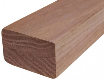 Поручень Inoxstore деревянный 60х40 мм, Дуб