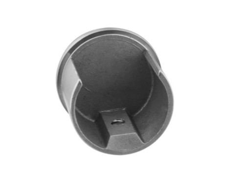 Заглушка для поручня Inoxstore с пазом Ø 42,4 мм, паз 24х24 мм , полированная, AISI 304
