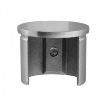 Заглушка для поручня Inoxstore с пазом Ø 42,4 мм, паз 24х24 мм , сатинированная, AISI 304