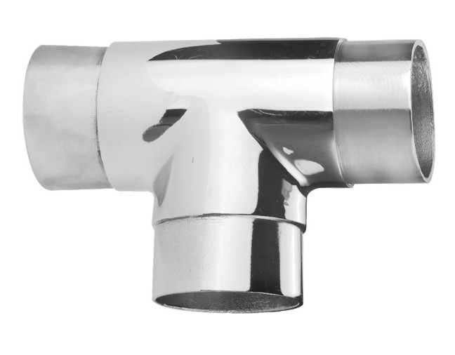 Трубное соединение Inoxstore (тройник) поручня Ø 42,4х1,5 мм, полированный, AISI 304