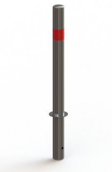 Парковочный столбик Inoxstore H-500 мм, труба ø 50,8х1,5 мм, под бетонирование, полированный, нержавеющая сталь AISI 304